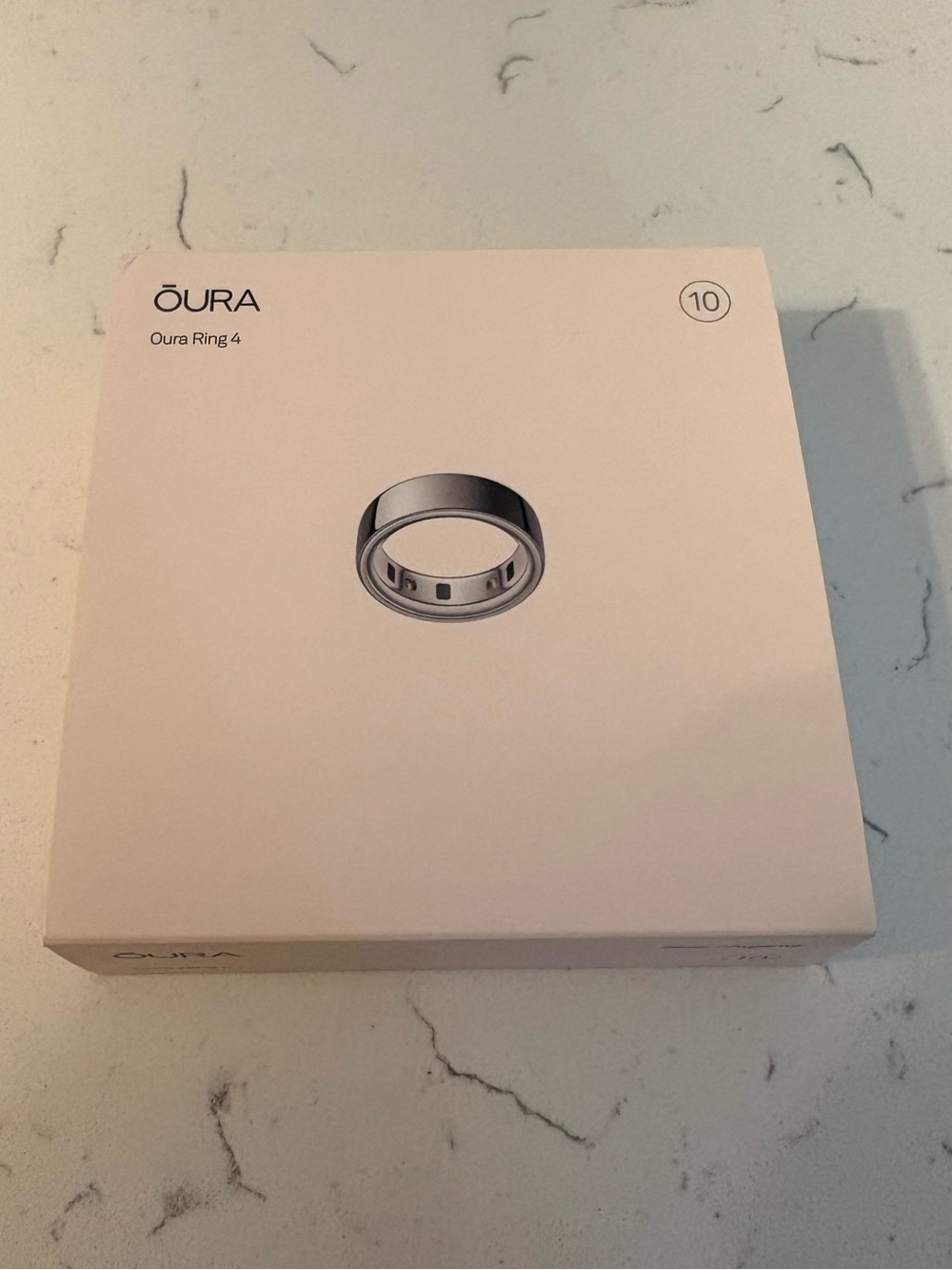Oura Ring (Gen 4) Size 10 in Silver